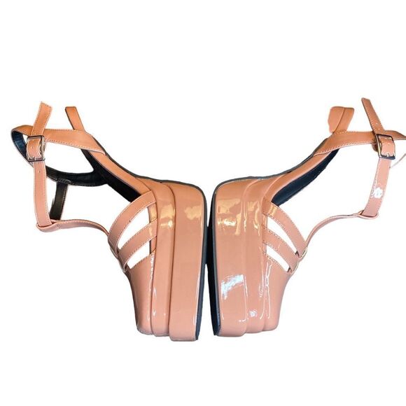 Pink Chunky Platform Heels - Picture 6 of 8